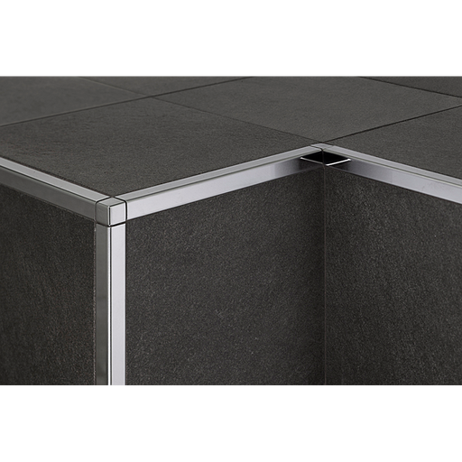 ZQINS / / EI - Angles pour profilé - ProAngle Q - Acier Inox Brillant - 