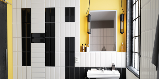 Faïence Metro, 7.5 x 30 cm, Vendu au m², 1 Bte = 1 m²